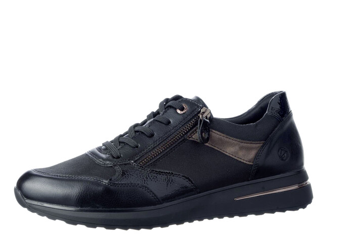 D1G08-03 Remonte zwart combi Vegan Bild