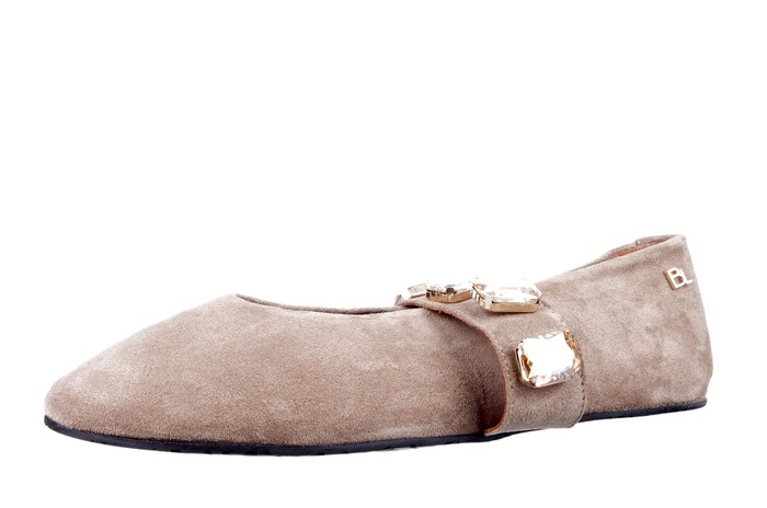 Babouche taupe Fabby-2  Bild