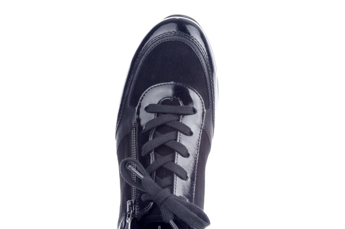 Semler zwart suede/lak combi N8125-586 H Bild