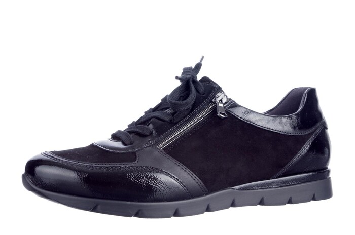 Semler zwart suede/lak combi N8125-586 H Bild