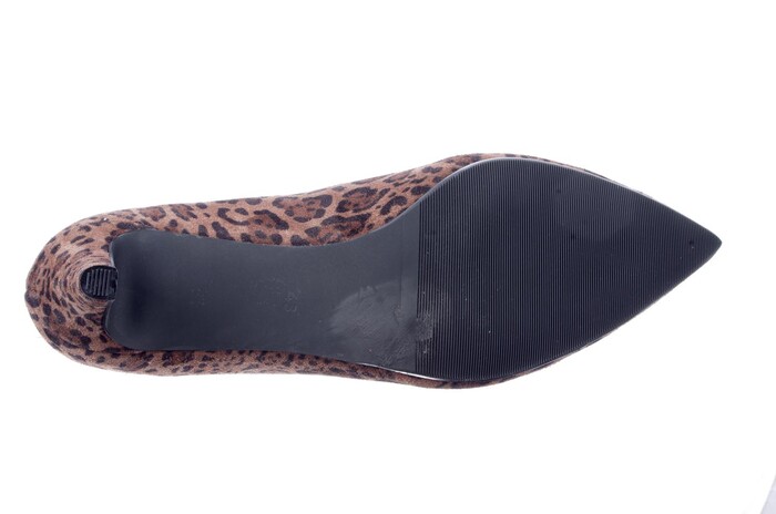 Babouche bruin luipaard Alison-2 Bild