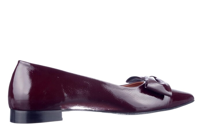 Babouche bordeaux lak Paola-12 Bild