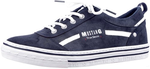 1354-314 mustang blauw veterschoen blauw