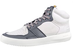 YG02 Blackstone wit/grijs combi veterboot wit/grijs combi