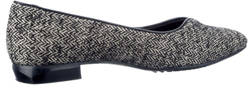 10800 Brunate zwart/wit ballerina zwart/wit-2