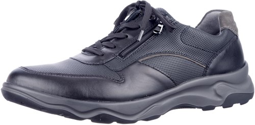 Waldlaufer zwart 718006 H veterschoen zwart