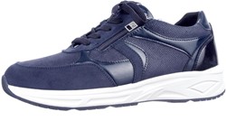 Waldlaufer blauw 703002 H veterschoen blauw