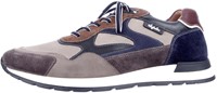 Australian grijs/taupe/blauw combi 15.1669.03-KK6 veterschoen grijs/taupe/blauw combi