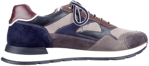 Australian grijs/taupe/blauw combi 15.1669.03-KK6 veterschoen grijs/taupe/blauw combi-2