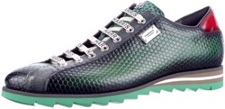 Harris groen combi 2892-11.754 veterschoen groen combi