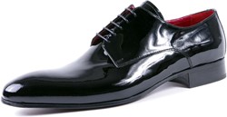 1890201 Giorgio zwart lak veterschoen zwart lak