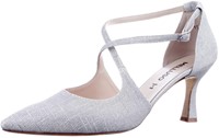 Melluso E1631Q Argento pump zilver
