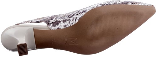 Melluso D201 Brown slingback bruin python-3