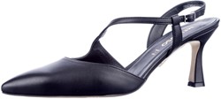 Melluso E1634Q Nero slingback zwart