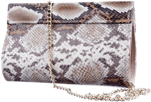 Melluso BJ083 Python-Brown  maat 0 tas bruin python