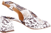Melluso N622Q Brown slingback bruin python-2