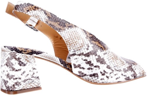 Melluso N622Q Brown slingback bruin python-2
