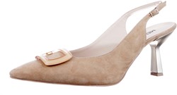 Melluso E1860 Legno slingback beige