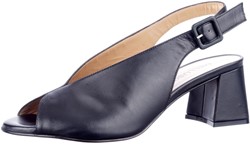 Melluso N622Q Nero slingback zwart
