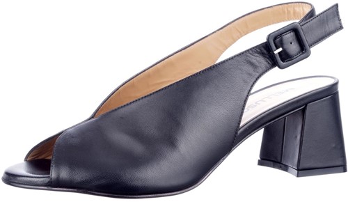 Melluso N622Q Nero slingback zwart
