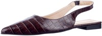 Babouche NELLY-26 58 slingback Donkerbruin