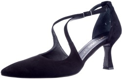 Melluso E5132Q Renna-Nero  maat 44 Pump Zwart
